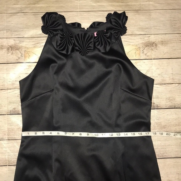 Eliza J LBD Black Sheath Dress - Picture 6 of 7